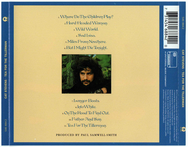 Cat Stevens : Tea For The Tillerman (CD, Album, RE, RM)
