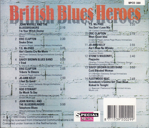 Various : British Blues Heroes (John Mayall And Friends...) (CD, Comp)