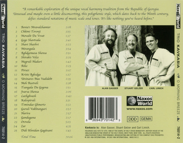 Trio Kavkasia* : O Morning Breeze (CD)