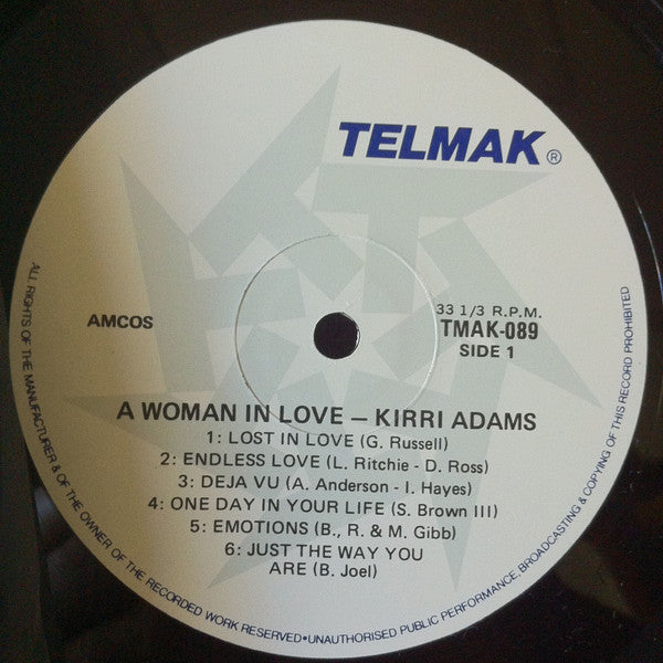 Kirri Adams : A Woman In Love (LP, Album)