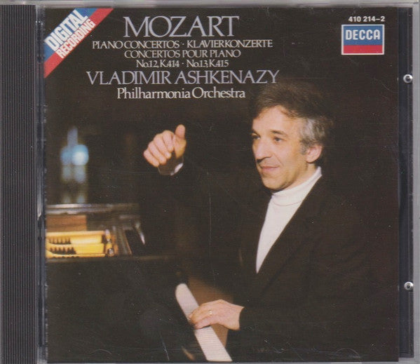 Mozart*, Vladimir Ashkenazy, Philharmonia Orchestra : Piano Concertos (CD, Album)