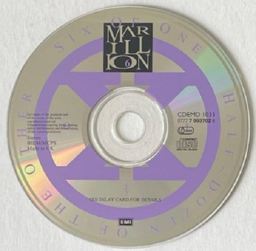 Marillion : 1982-1992 - A Singles Collection (CD, Comp)