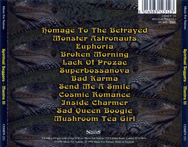 Spiritual Beggars : Mantra III (CD, Album)