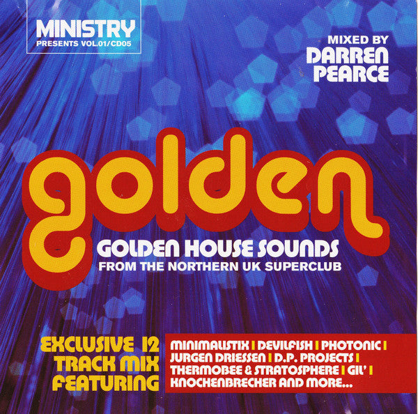 Darren Pearce : Golden House Sounds From The Northern UK Superclubs (CD, Mixed)