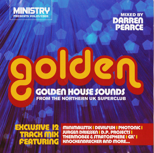 Darren Pearce : Golden House Sounds From The Northern UK Superclubs (CD, Mixed)