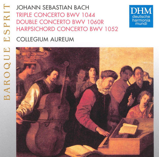 Johann Sebastian Bach, Collegium Aureum : Triple Concerto BWV 1044 / Double Concerto BWV 1060R / Harpsichord Concerto BWV 1052 (CD, Comp)
