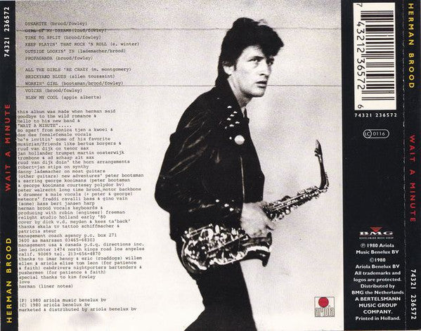 Herman Brood : Wait A Minute... (CD, Album, RE)