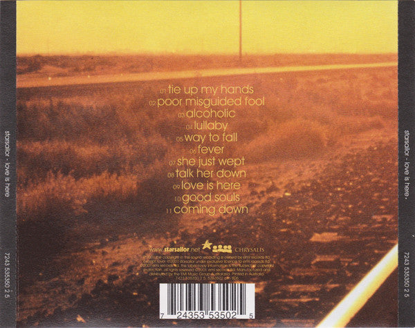 Starsailor : Love Is Here (CD, Album)