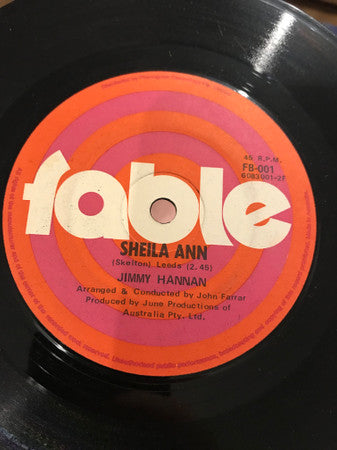 Jimmy Hannan : Curly / Sheila Ann (7", Single)