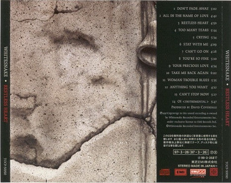 Whitesnake : Restless Heart (CD, Album)