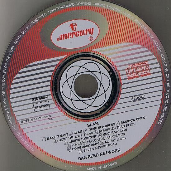 Dan Reed Network : Slam (CD, Album, PDO)