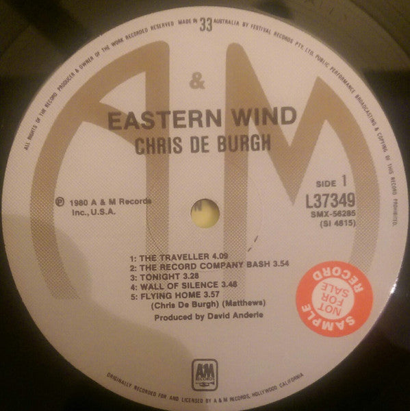 Chris de Burgh : Eastern Wind (LP, Album)