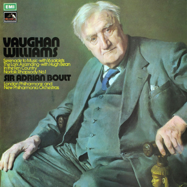 Ralph Vaughan Williams / Sir Adrian Boult / London Philharmonic Orchestra And New Philharmonia Orchestra : Serenade To Music / The Lark Ascending / In The Fen Country / Norfolk Rhapsody No.1 (LP, Comp, RE)