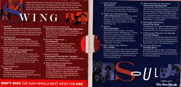 Various : Sunday Swing / Sunday Soul (2xCD, Comp, Promo)