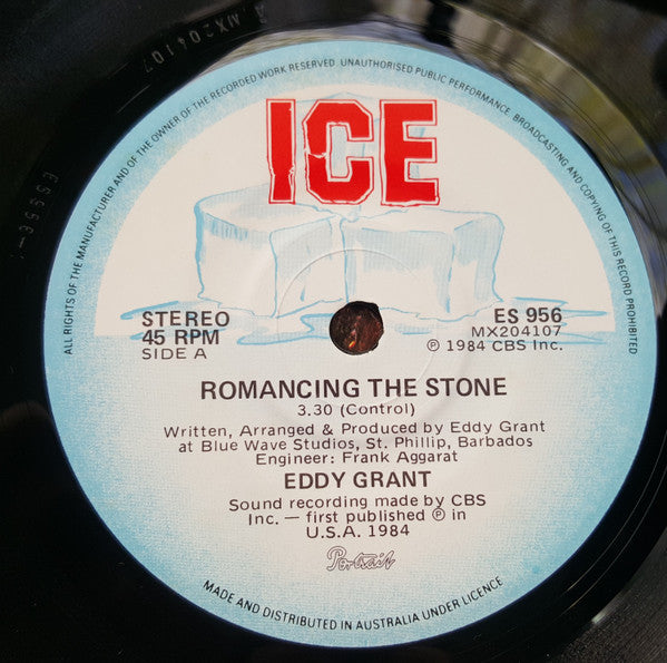 Eddy Grant : Romancing The Stone (7", Single)