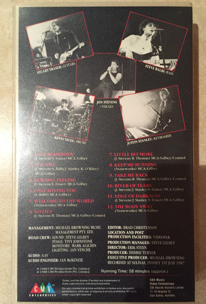 Noiseworks : Noiseworks - Live At Selinas (VHS, PAL)