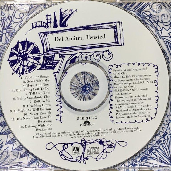 Del Amitri : Twisted (CD, Album)
