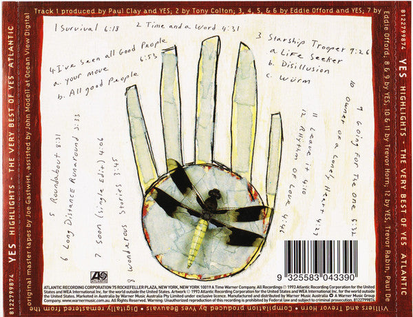 Yes : Highlights The Very Best Of Yes (CD, Comp, RM)