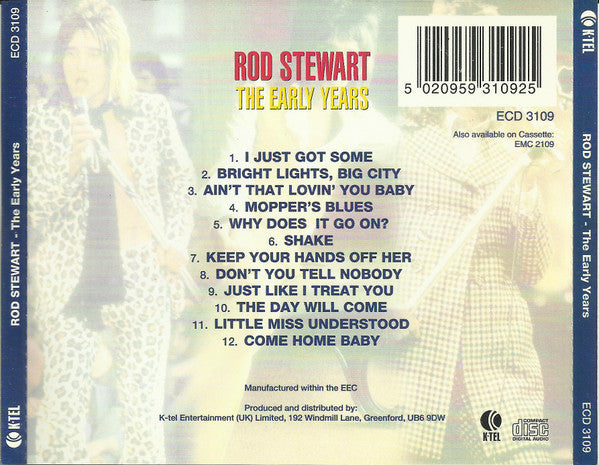 Rod Stewart : The Early Years (CD, Comp)