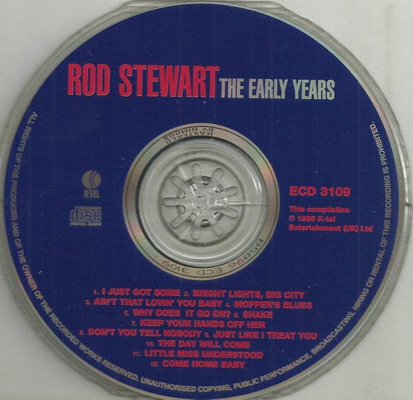 Rod Stewart : The Early Years (CD, Comp)