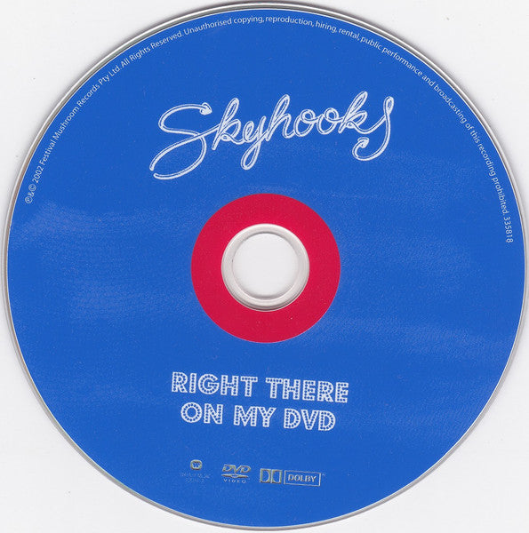 Skyhooks : Right There On My Dvd (DVD-V, Comp, PAL)