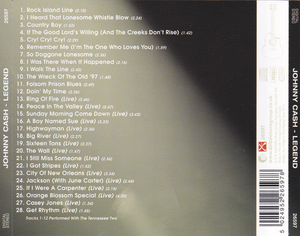 Johnny Cash : Legend (CD, Comp, Sli)