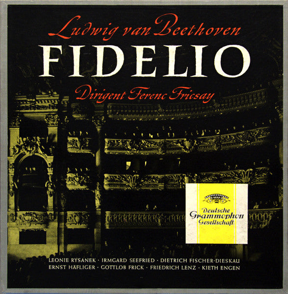 Ludwig van Beethoven, Ferenc Fricsay, Leonie Rysanek ∙ Irmgard Seefried ∙ Dietrich Fischer-Dieskau ∙ Ernst Häfliger* ∙ Gottlob Frick ∙ Friedrich Lenz ∙ Kieth Engen : Fidelio (Box + 2xLP, Mono)