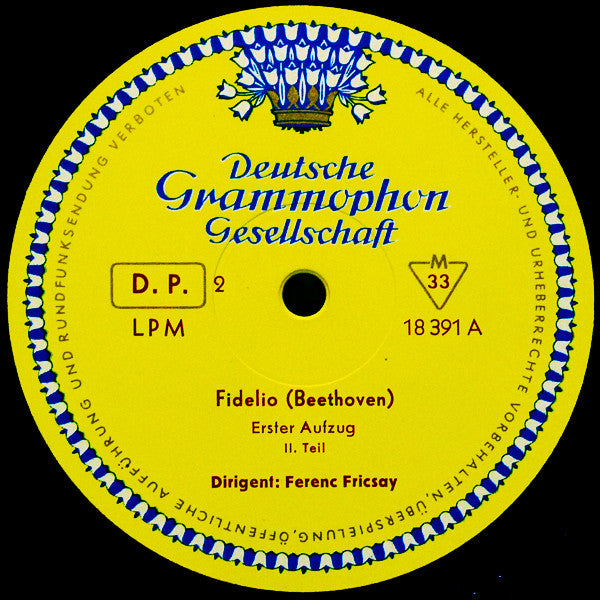 Ludwig van Beethoven, Ferenc Fricsay, Leonie Rysanek ∙ Irmgard Seefried ∙ Dietrich Fischer-Dieskau ∙ Ernst Häfliger* ∙ Gottlob Frick ∙ Friedrich Lenz ∙ Kieth Engen : Fidelio (Box + 2xLP, Mono)