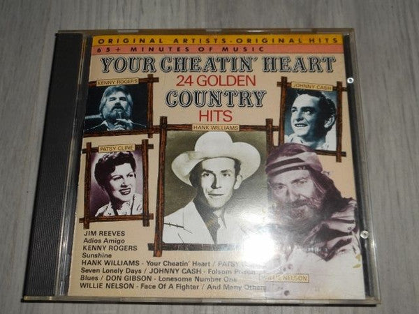 Various : Your Cheatin' Heart (24 Golden Country Hits) (CD, Comp)