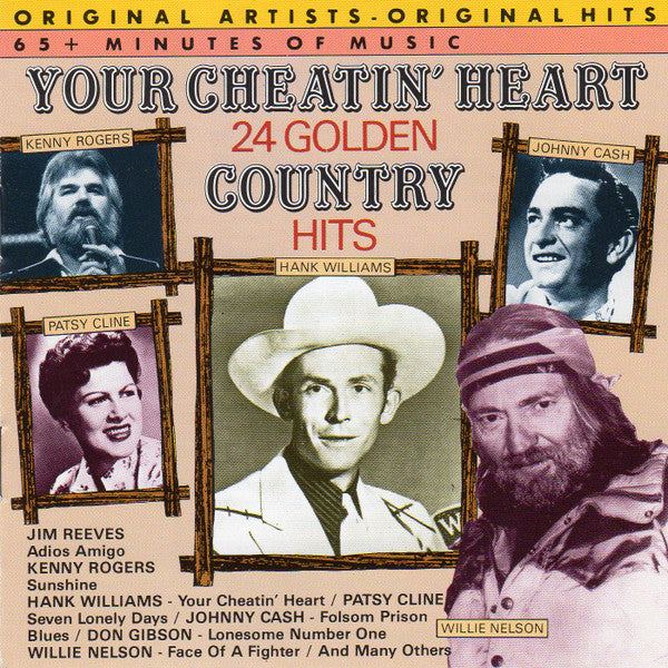 Various : Your Cheatin' Heart (24 Golden Country Hits) (CD, Comp)