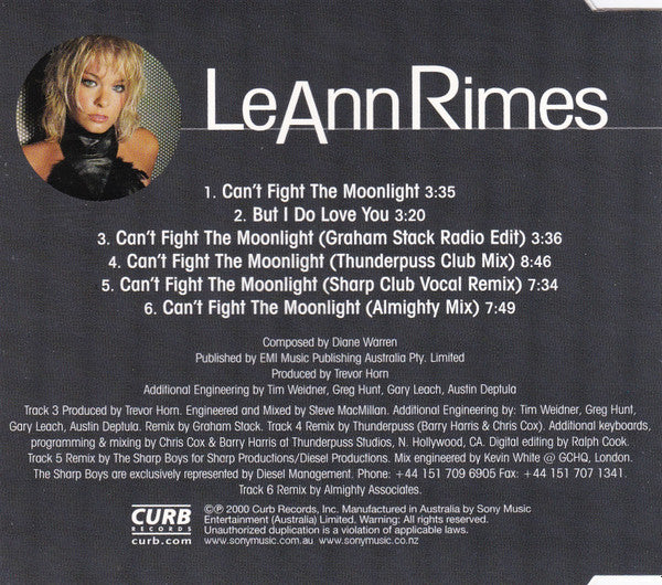LeAnn Rimes : Can't Fight The Moonlight (CD, Single)