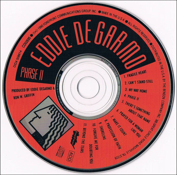Eddie DeGarmo : Phase II (Afterlife Guarantee) (CD, Album)