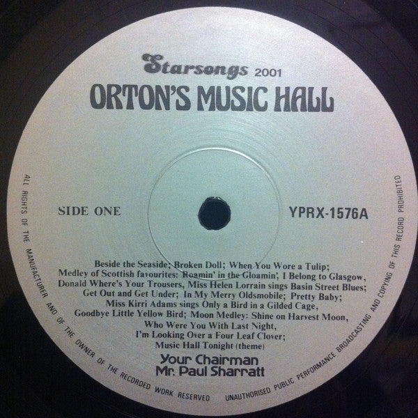 Various : A Night At Orton's Music Hall (LP)