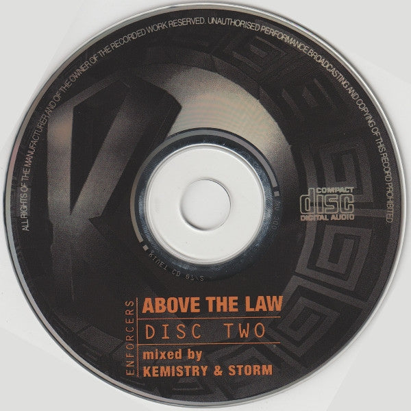 Various : Enforcers (Above The Law) (CD, Comp + CD, Mixed + Box)