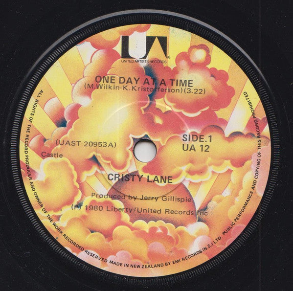 Cristy Lane : One Day At A Time (7", Single)