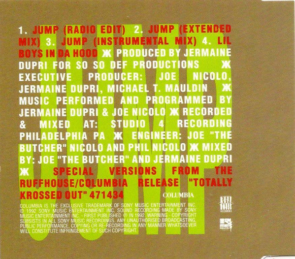 Kris Kross : Jump (CD, Single)