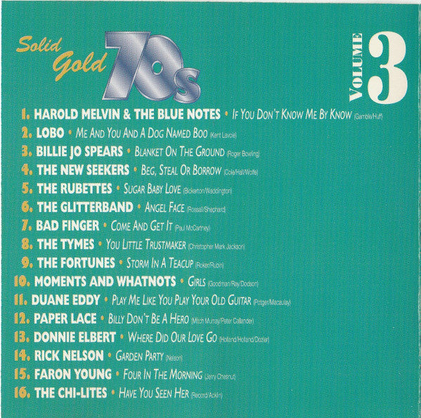 Various : Solid Gold 70s Volume 3 (CD, Comp)