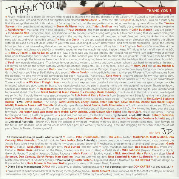 Jayne Denham : Renegade (CD, Album)