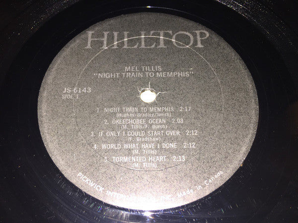 Mel Tillis : Night Train To Memphis (LP, Album)