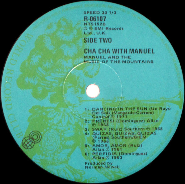 Manuel And His Music Of The Mountains : Cha Cha With Manuel (LP, Comp, Club)
