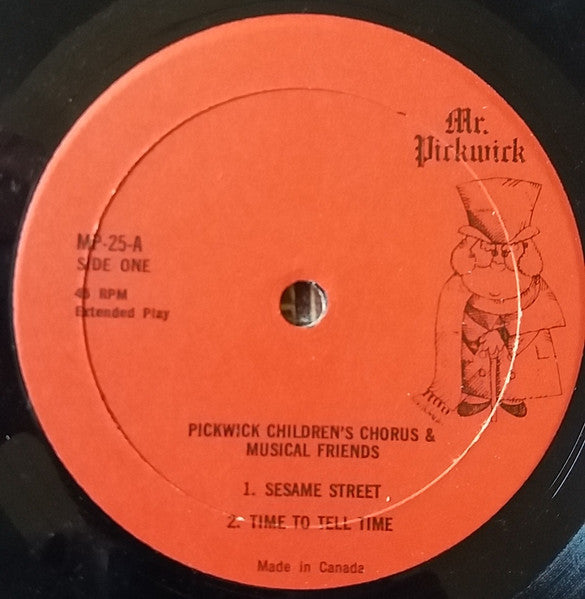 Pickwick Children's Chorus : Seasame Street / Time To Tell Time (7", EP)