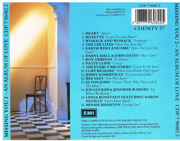 Various : Missing You 2 (An Album Of Love) (CD, Comp)