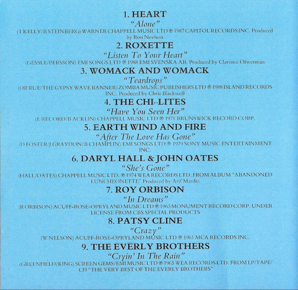 Various : Missing You 2 (An Album Of Love) (CD, Comp)