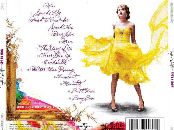 Taylor Swift : Speak Now (CD, Album)