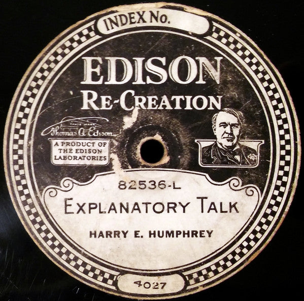 Marie Rappold And Albert Spalding / Harry E. Humphrey : Ave Maria (Edison Disc, RP, Pap)