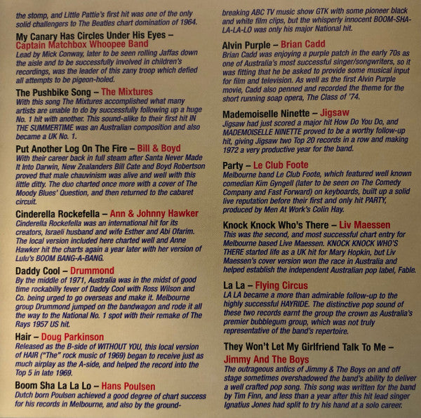 Various : Novelty Songs Of The 60s & 70s (CD, Comp)