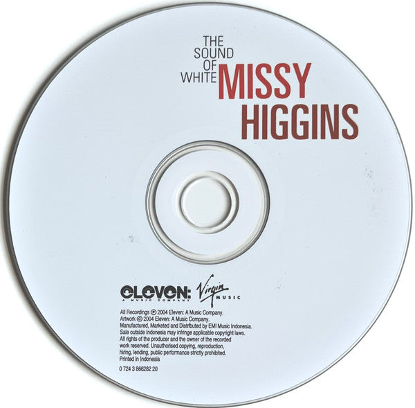 Missy Higgins : The Sound Of White (CD, Album)