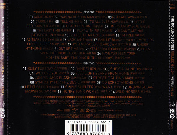 The Rolling Stones : Rolled Gold + (2xCD, Comp)