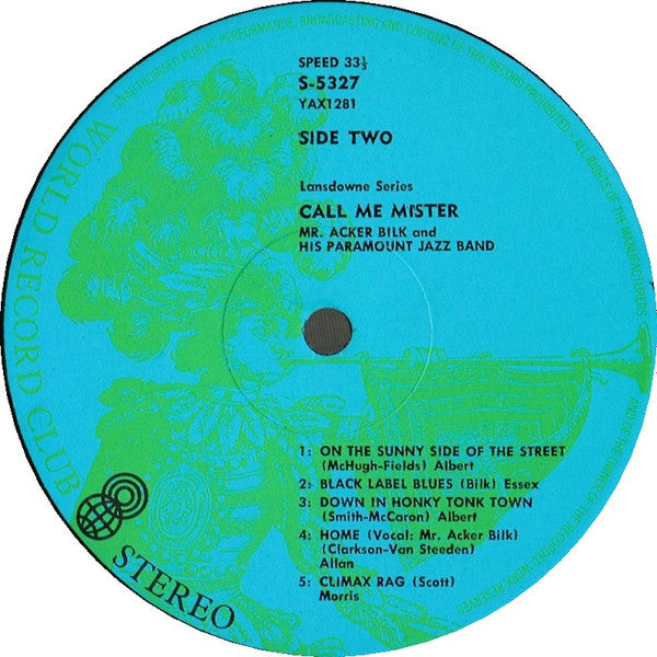 Mr. Acker Bilk* : Call Me Mister (LP, Album, Club)