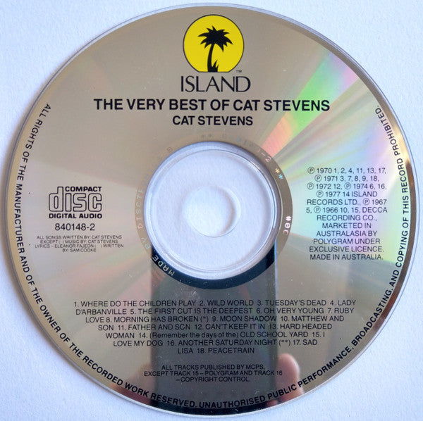 Cat Stevens : The Very Best Of Cat Stevens (CD, Comp)
